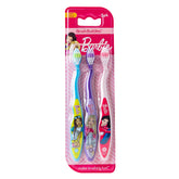 Brush Buddies BarbieGirl: tête de brosse ronde et poils doux pour gencives sensibles.