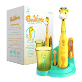 Brosse Brusheez pour enfants avec Jovie la girafe, design ludique et attractif.