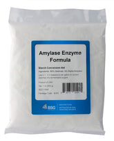 BSG Amylase Formule enzymatique 1 lb – bouteille montrant l’emballage