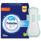 BST Protection protections nocturnes avec ailes camélia menthe pour douceur nocturne