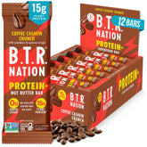 Barre B.T.R. Nation café-noix de cajou croquante pour énergie durable
