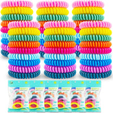 BuggyBands: ensemble de 54 bracelets répulsifs moustiques sans DEET pour le camping.
