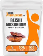 BulkSupplements Reishi Poudre Extrait : boost antioxydants pour la vitalité quotidienne