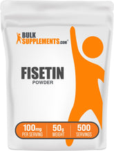 BulkSupplements Fisetin Poudre – flacon prêt à l’emploi pour routine quotidienne