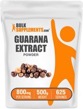 BulkSupplements Guarana Extract, poudre en bouteille, utilisation pratique au quotidien.