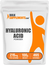 BulkSupplements Hyaluronic Acid poudre – dose facile à mesurer pour la routine quotidienne.