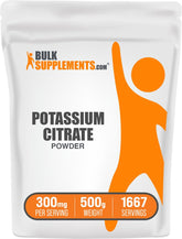 Bulksupplements Poudre citrate de potassium – emballage clair et fiable pour l’usage quotidien.