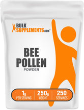 BulkSupplements Poudre pollen dabeille dans flacon, soutien potentiel au bien etre quotidien
