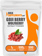 Bulksupplements Wolfberry Extract Poudre: dosage pratique pour énergie quotidienne.