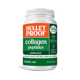 Bulletproof Collagen Peptides non aromatisée dans son bocal, idéal pour mélanger au café.