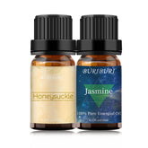 BURIBURI honeysuckle dans flacon ambré, diffusion parfumée idéale.