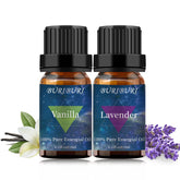 BURIBURI huile essentielle lavande en flacon ambré, parfum frais prêt à diffuser.