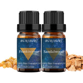 BURIBURI huile santal bois 10 ml: parfum boisé apaisant pour maison