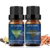 BURIBURI Vanille huile, flacon ambré au parfum doux pour l'aromathérapie
