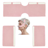 Cache-masque doux DreamWear ResMed AirFit en rose pâle, confort nocturne accru.