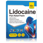 Patchs CainNeks lidocaïne 4% action rapide sur une zone ciblée.