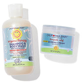 California Baby set traitement eczéma crème 2oz, bénéfice potentiel pour démangeaisons.