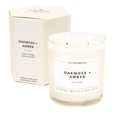 Calyan Oakmoss & Amber, bougie 2 mèches pour diffusion homogène et raffinée