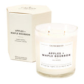 Calyan Wax Co. Bougie Pommes Maple Bourbon — ambiance gourmande et chaleureuse