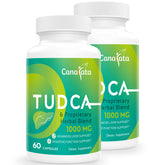Canarata Tudca: bouteille de capsules d'origine végétale prête à l'emploi pour soutenir le bien-être.
