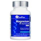 CanPrev Magnésium BisGlycinate 200mg — bouteille, gélules faciles à digérer pour le quotidien