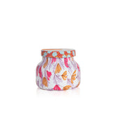 Capri Blue bougie motif varie en verre pour une ambiance printanière