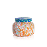 Capri Blue Pattern Play bougie-verre 19oz pour ambiance florale durable