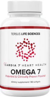 CARDIA7 - Bouteille Provinal Omega-7 pour un soutien potentiel du cholestérol et de l'inflammation.