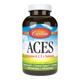 Carlson ACES: flacon gélules molles pour le soutien immunitaire et les antioxydants.