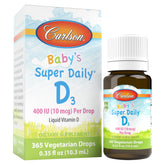 Carlson Bebe D3 gouttes : dose quotidienne pratique pour le nourrisson.