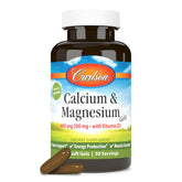 Carlson Cal-Mag Gels: bouteille affichant le ratio 2:1 pour le soutien osseux