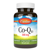 Carlson CoQ10, bouteille, soutien potentiel à l'énergie quotidienne.