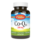 Carlson CoQ10 - bouteille de gélules, soutien potentiel énergie au quotidien.