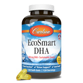 Carlson EcoSmart DHA gélules molles; visée visuelle et possible soutien à la vision