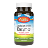 Carlson Enzymes Digestives: bouteille de gélules pour un soutien digestif naturel.