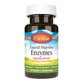 Carlson Enzymes digestives naturelles 34 – bouteille pratique pour une digestion après repas.