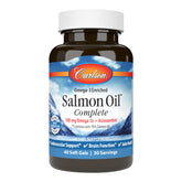 Carlson Huile Saumon Complete – bouteille: soutien potentiel au cœur et à la fonction cérébrale.