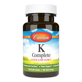 Carlson K Complete Softgels - boîte prête à l'emploi pour soutenir la santé osseuse