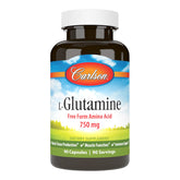 Carlson L-Glutamine – bouteille 750 mg, soutien potentiel du tissu musculaire