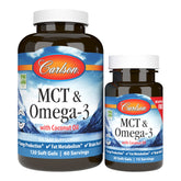 Carlson MCT Omega3 bouteille — source pratique d'énergie et vitalité