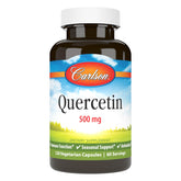 Carlson Quercétine 500 mg - Bouteille: soutien potentiel pour le confort saisonnier et la peau.