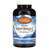 Carlson Super Omega-3 Gems – bouteille, gélules faciles à avaler, soutien potentiel quotidien.