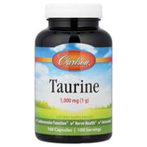 Carlson Taurine – bouteille, soutien nerveux et routine quotidienne.