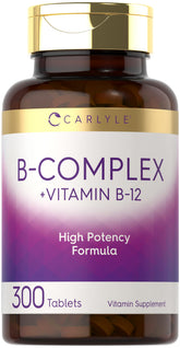 Carlyle B‑Complex B12 – bouteille montrant la formulation haute puissance et le design de l’emballage.