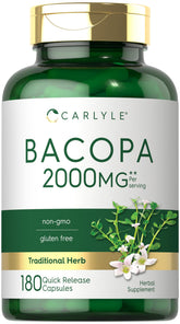 Carlyle Bacopa Monnieri: capsules 180 sans gluten pour le quotidien