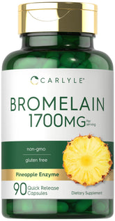 Carlyle Bromélaïne 1700 mg — bouteille, soutien potentiel à votre routine de bien-être.