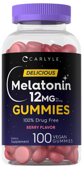 Emballage Carlyle Mélatonine Gommes, pratique pour la routine nocturne.