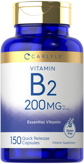 Carlyle Vitamine B2 200 mg – boîte de gélules, apport pratique quotidien