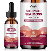 Catfit gouttes soursop-bouteille: dégustation tropicale pour le quotidien.