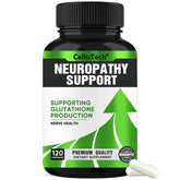CelluTech Neuropathy – bouteille-capsules, routine quotidienne facile et pratique.